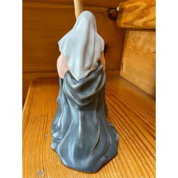 Kirkland Porcelain Nativity MARY Figure Replacement Blue Box 75177 - Picture 3 of 6